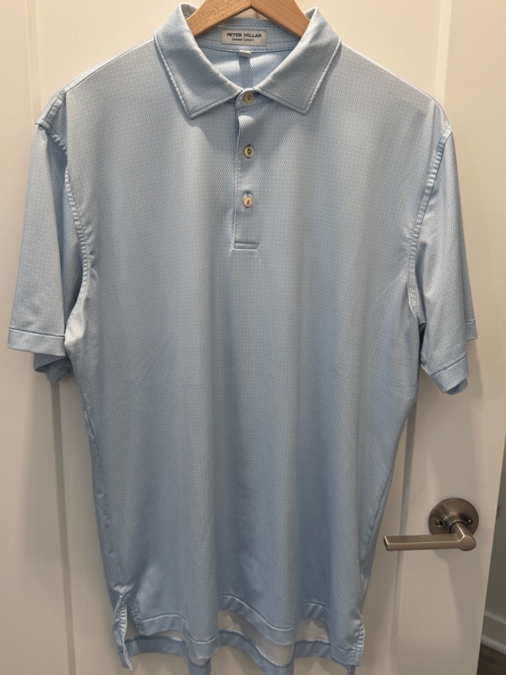 Peter Millar Light Blue Performance Polo Shirt